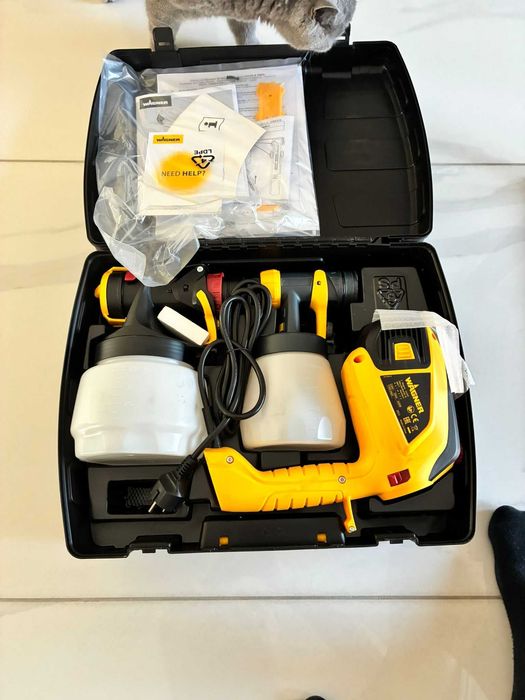 Agregat malarski Wagner W590 FLEXiO 630W HVLP – NOWY, nieużywany, walizka, kpl.