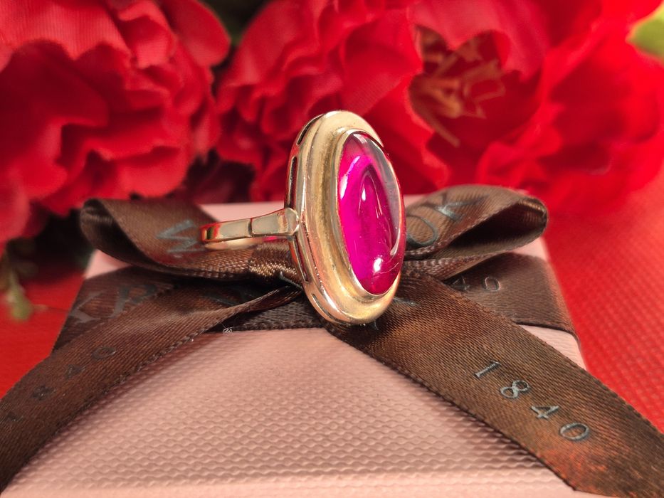 Złoty damski pierścionek radziecki 583 14k r.19