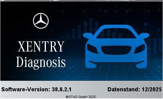 Mercedes Xentry 2025.12 najnowsza star diagnosis diagnoza kodowanie