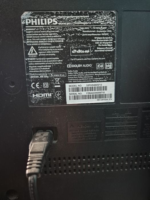 TV Philips LED 32cal