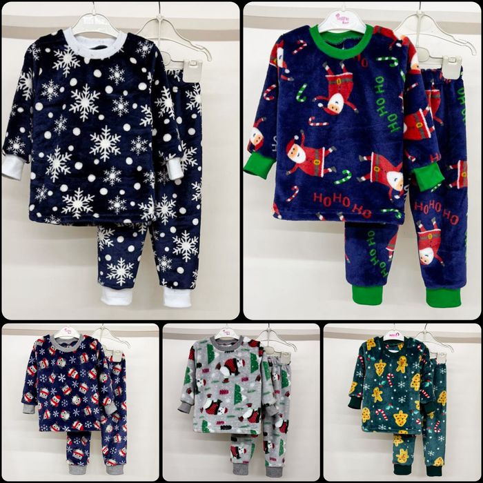 Дитяча тепла махрова піжамка