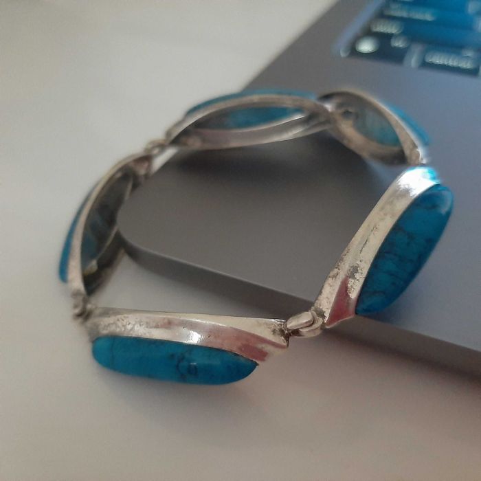 Bransoleta ze srebra Vinatge