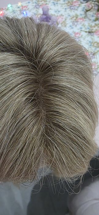 Topper naturalny hairlux Lata 45 cm