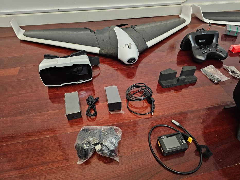 Drone Parrot Disco Mega Pack FPV Bateria Fixed Wing Asa