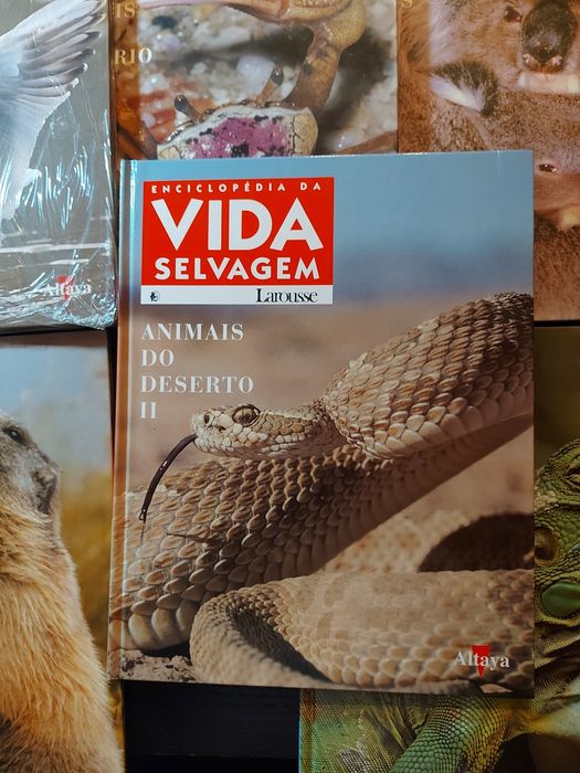 Colecção de 10  livros "Enciclopédia da Vida Selvagem" Larousse - capa dura - novos