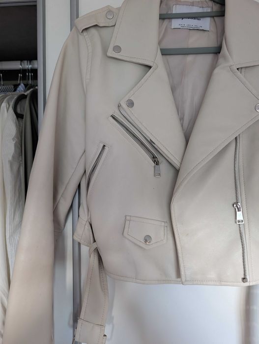 Casaco de napa branco