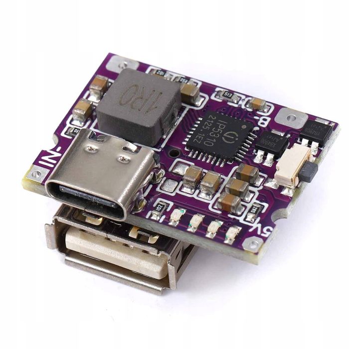 Moduł powerbank IP5310 2x USB USB-C Li-Ion 3.1A