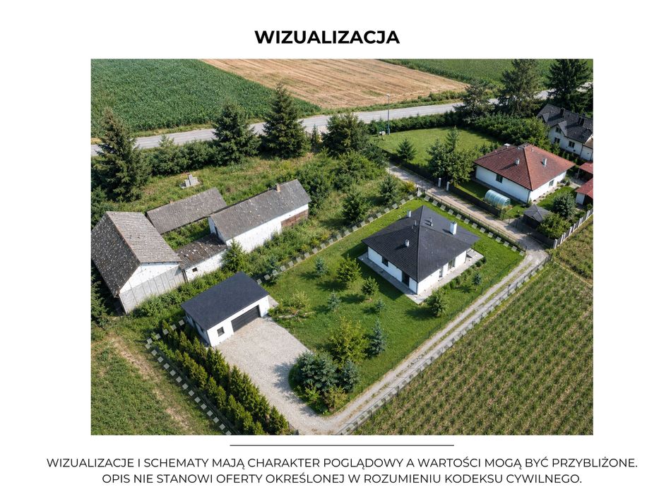 DZIAŁKA | bezterminowe WZ + projekt architektoniczno – budowlany | Pruszków - Widok 2