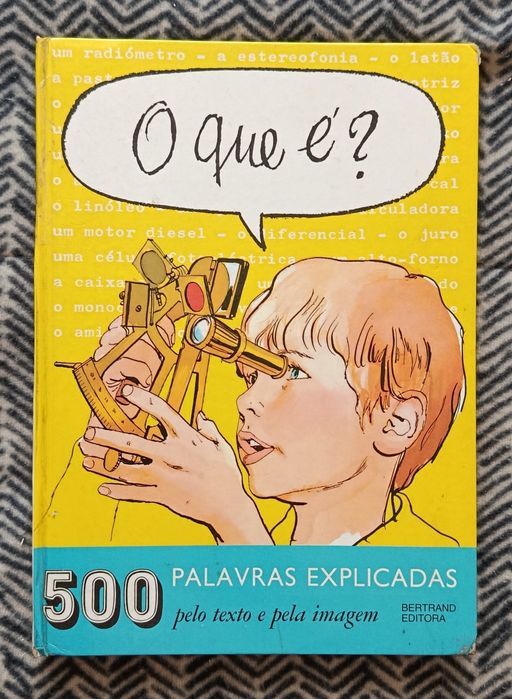 Livro Ilustrado  O QUE É ? ( palavras explicadas )