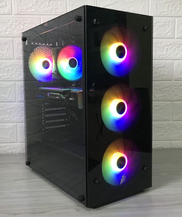 ПК Игровой компьютер Xeon 2680v4 (14 ядер), RAM 16 DDR4, RX 5700XT 8GB