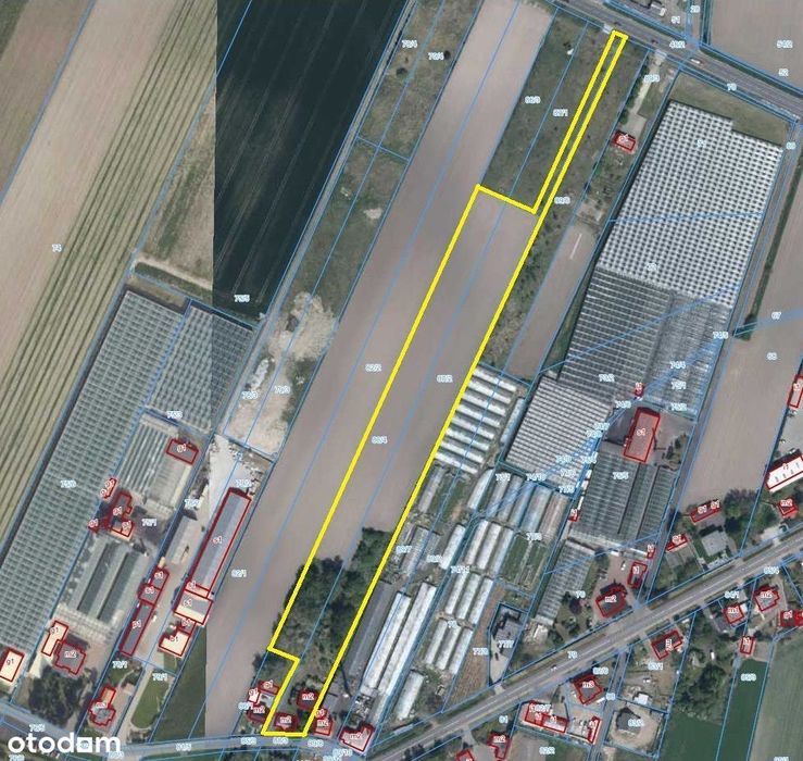 Nieruchomość 1,9 ha, pod zabudowę prod.-usł.