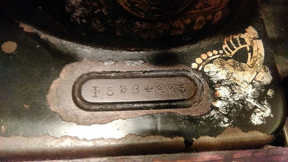 Maquina de costura Singer de 1915