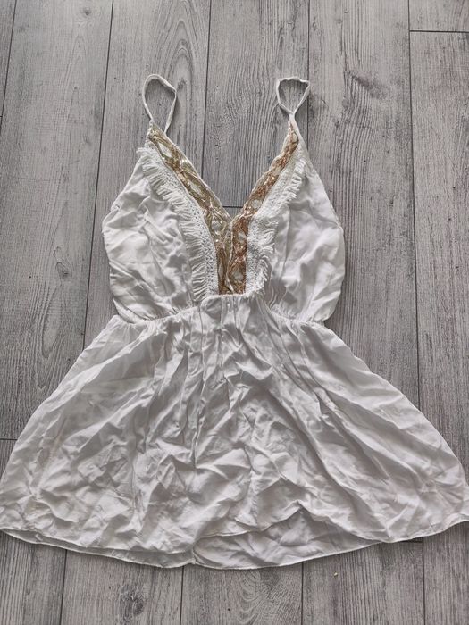 Koszulka na ramiączkach S że zdobieniem