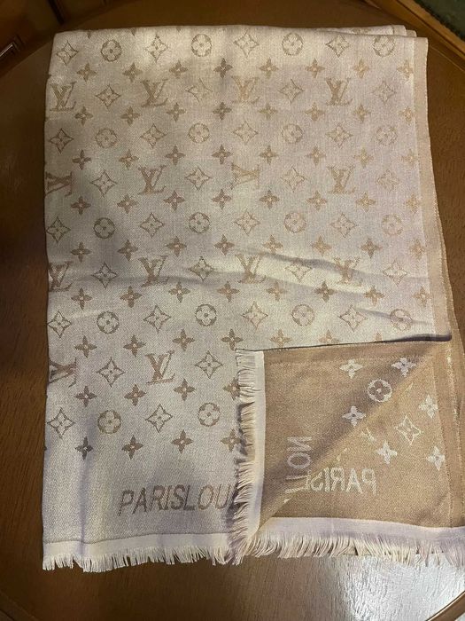 Szaliki grube chusty Louis Vuitton LV szal szalik chusta