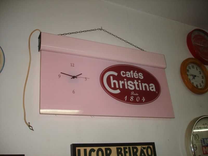 Relogio luminoso Cafe Christina
