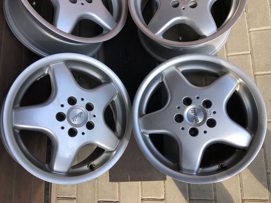 Komplet Alufelgi 5x112 16’ Aluett 7,5J et35 felgi koła