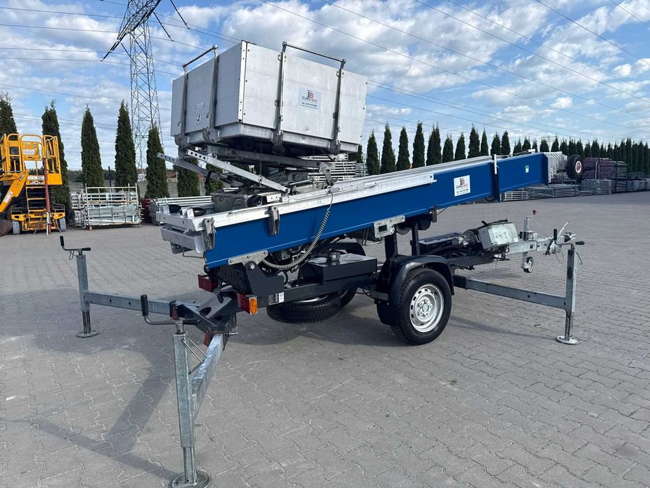 Winda Drabina Dekarska Bocker HD 21/0-6 elektyczna 230V R.2015/16 wyciąg żuraw dźwig dekarstwo