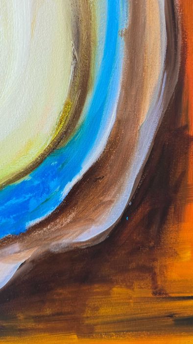 Formas abstratas de ostras 80 × 100 cm