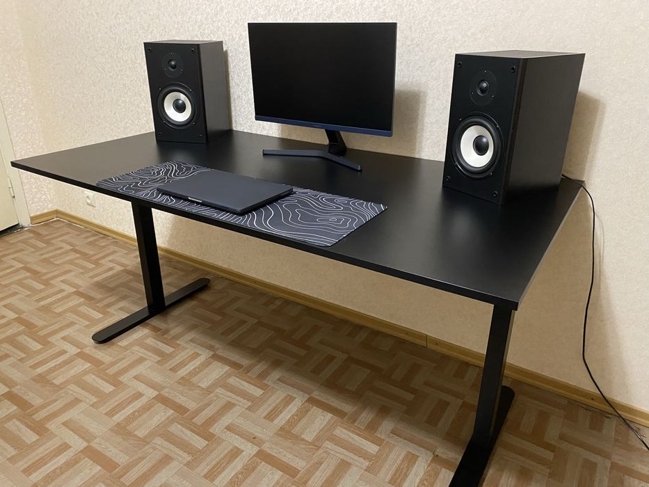 Стіл письмовий STAUNING 80x160см чорний