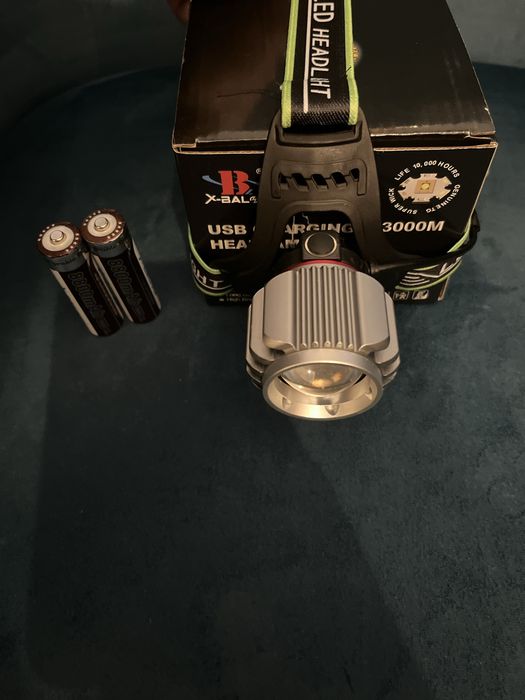 Lanterna de cabeça led para pesca e caça