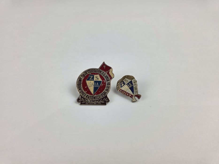 Stare odznaki sportowe PRL ZS Unia 1950 Mistrz Polski