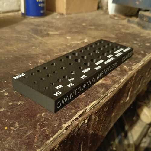 Organizer na gwintowniki "MINI"