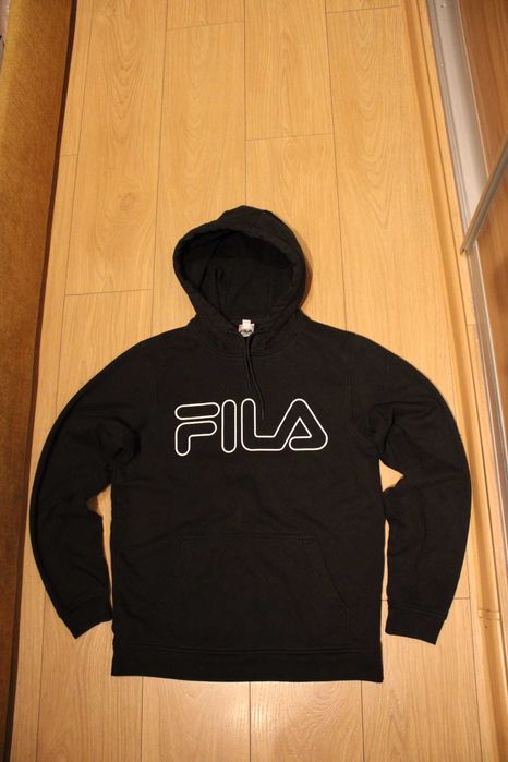 JAK NOWA Bluza z kapturem,męska,FILA,roz.M,czarna