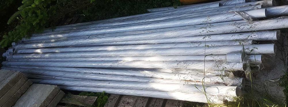 Słupek do znaków drogowych fi 60,3 mm - 350 cm - ocynk + RAL SZARY