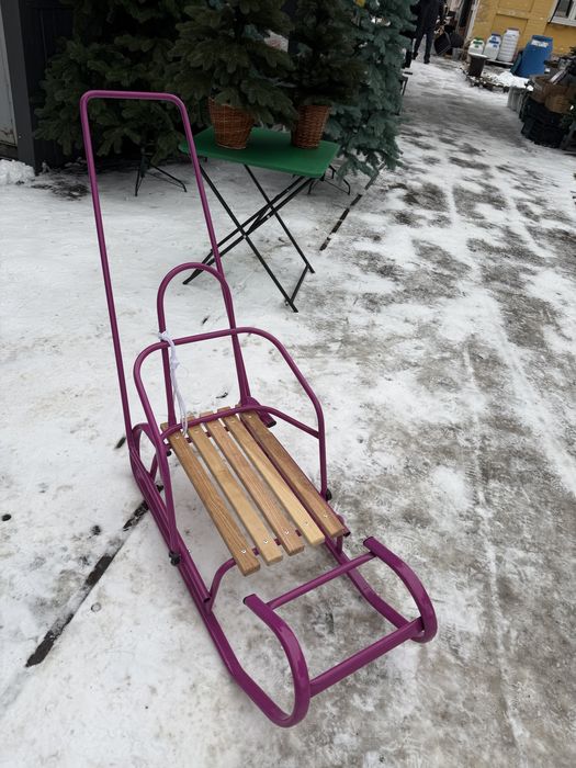 Санки дитячі КОРОЛЬ 30Д труба Україна