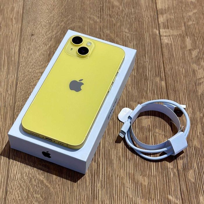  iPhone 14 128GB Yellow Żołty Gwarancja ROK Idealny Bat. 100% Kielce
