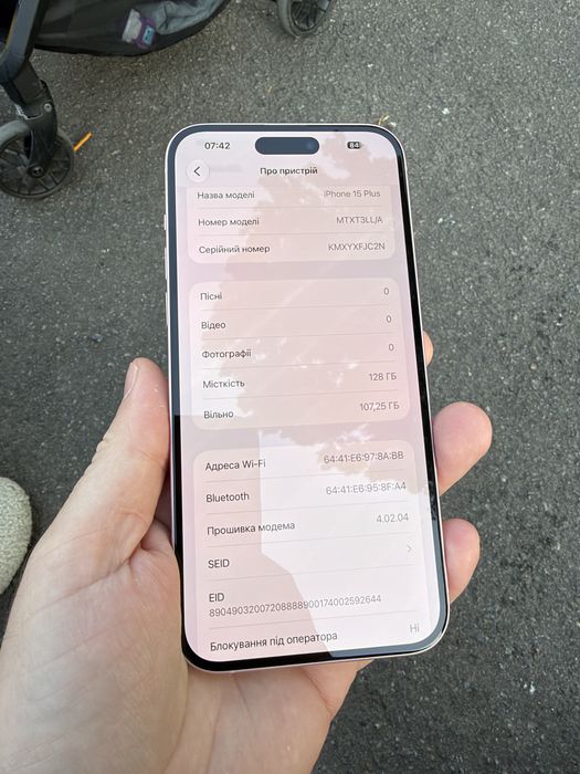 Iphone 15 Plus 128gb pink neverlock