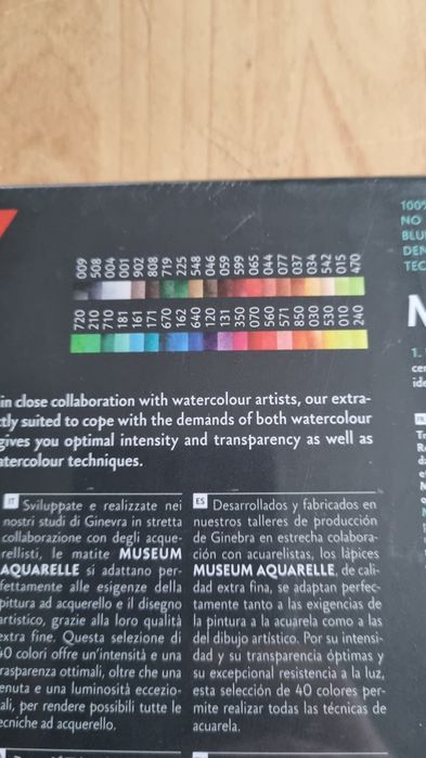 Kredki CARAN D ACHE Museum Akuarelle 40 kolorów