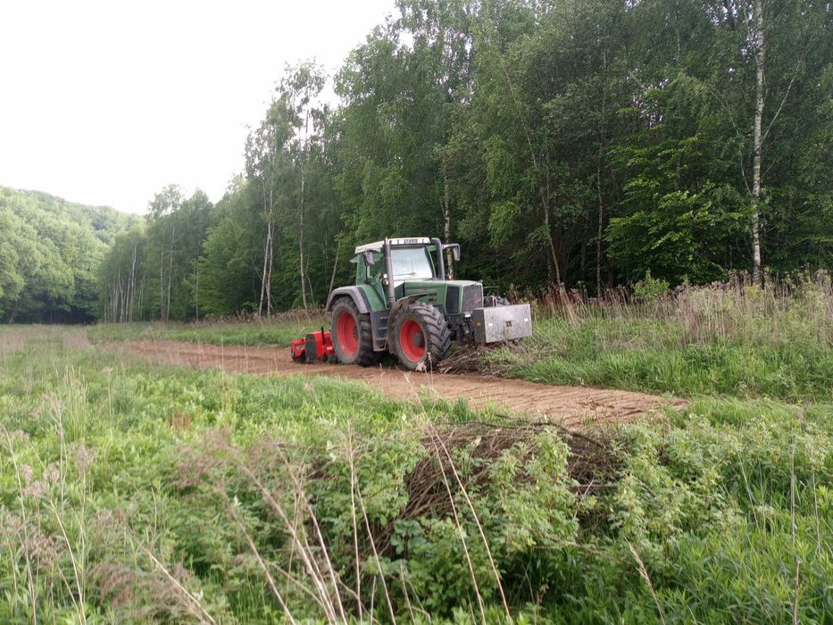 Usuwanie pni drzew wgłębnie Czyszczenie działek z krzaków. MULCZOWANIE