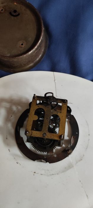 Zegar kuchenny ścienny Niemocy porcelana klucz