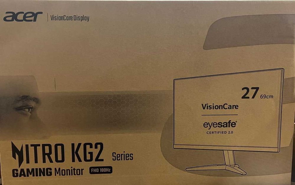 Monitor Gamingowy Acer Nitro KG2 180Hz NOWY