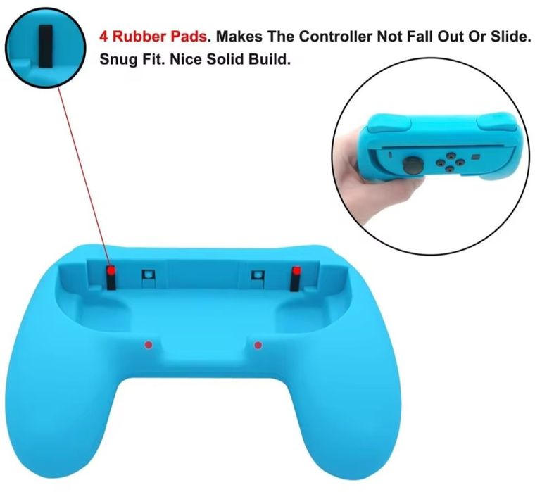 Controlador Grip Nintendo Switch NOVO