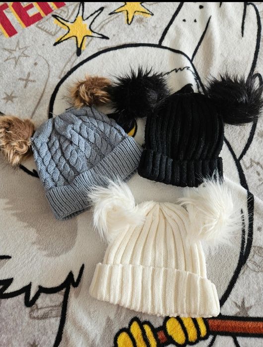 Czapka zimowa 3 sztuki 1-3 lat
