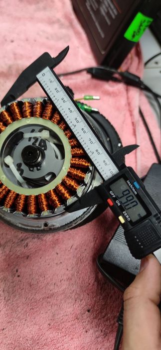 Мотор колесо 6.5" с медной обмоткой ветрогенератор, рабочее состояние