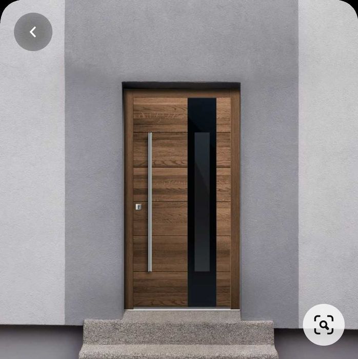 Drzwi zewnętrzne drewniane na wymiar, Czyste powietrze,Darmowa dostawa