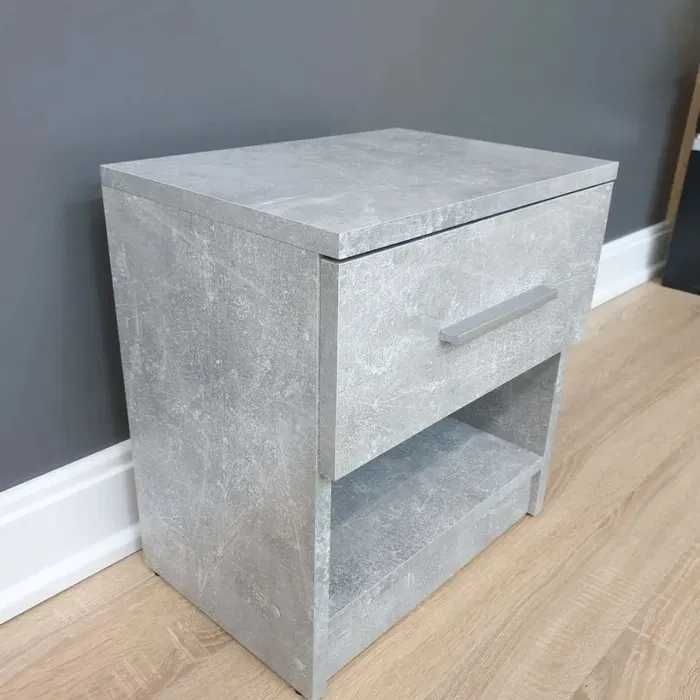 Приліжкова тумба "Аттіка" Бетон. Прикроватная тумба. Комод в спальню.