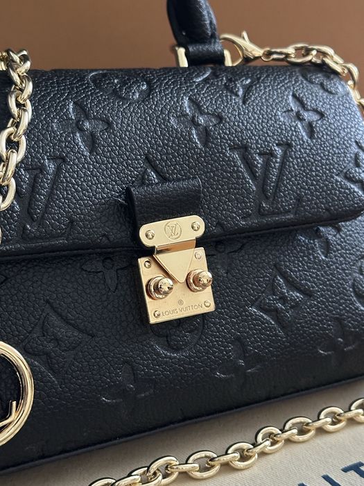 Сумка Louis Vuitton nano madeleine в натрульній шкірі , lv , луі вітон