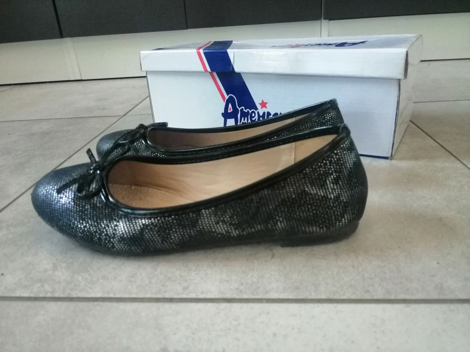 Baleriny czarne rozmiar 36