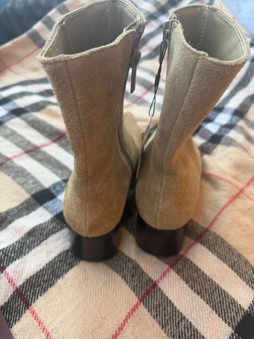 Чобітки zara замшеві, нові, 36 р.