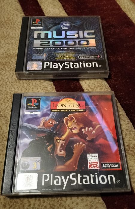 Jogos PlayStation 1 – Music 2000 + O Rei Leão: Simba’s Mighty Adventure