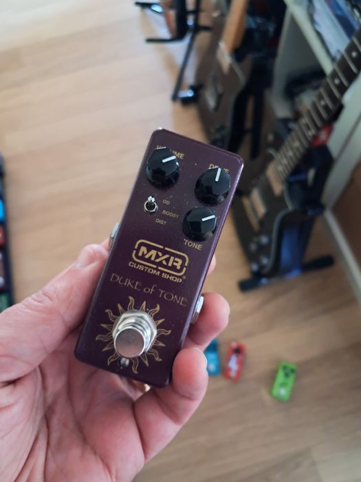 MXR Duke of Tone, MXR Timmy, EWS (Xotic) Lil' Brute, Nobels ODR-1 mini