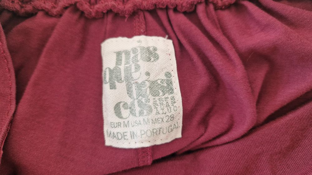 Calças bordeaux Pull & Bear tamanho M