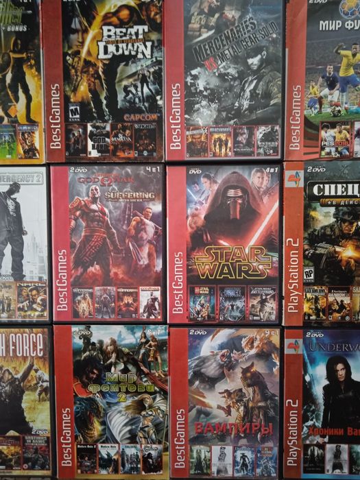 Продам Ігрові Дискі для Sony PlayStation 2.ps 2.пс 2.Найкращі Ігри Ps2