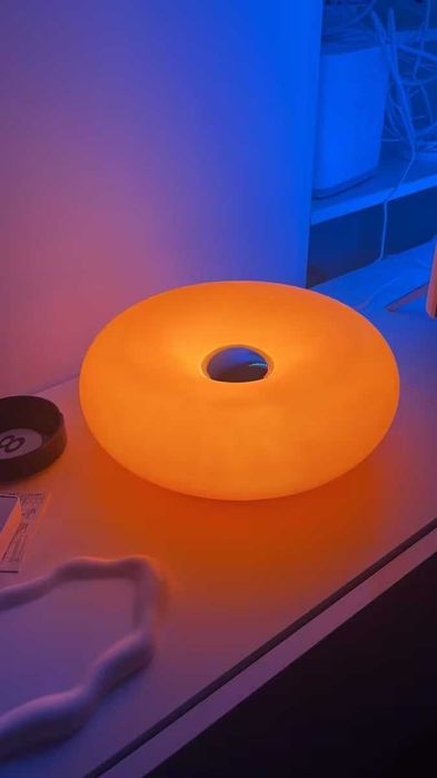 Lampa stołowa led pomarańczowa 30cm