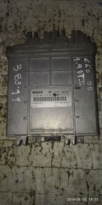 Centralina motor / ECU RENAULT Clio II Société (SB0/1/2_)