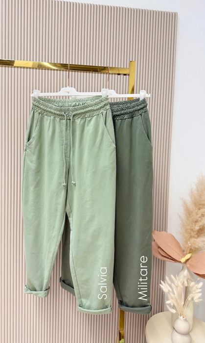 Spodnie damskie Wiya z patką różne kolory